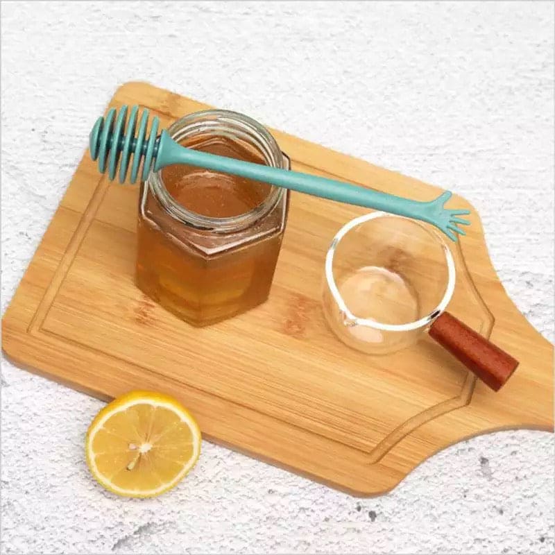 Set Of 2 Plastic Honey Stir Stick, Dessert Coffee Milk Tea Plastic Mixing Stick, Cute Shape Long Handle Kitchen Bee Stick, Practical Honey Stirring Bar Set Of 2 Plastic Honey Stir Stick, Dessert Coffee Milk Tea Plastic Mixing Stick, Cute Shape Long Handle Kitchen Bee Stick, Practical Honey Stirring Bar